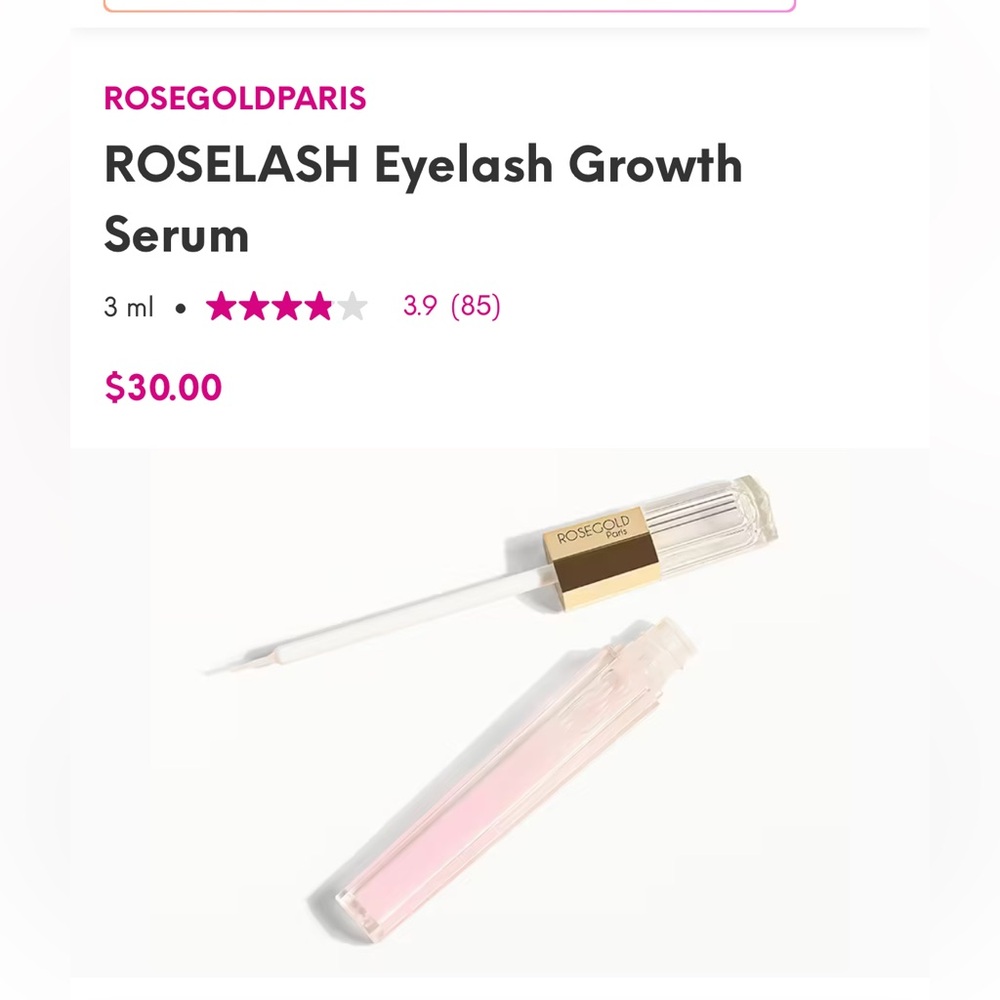Roselash Eyelash Growth Serum